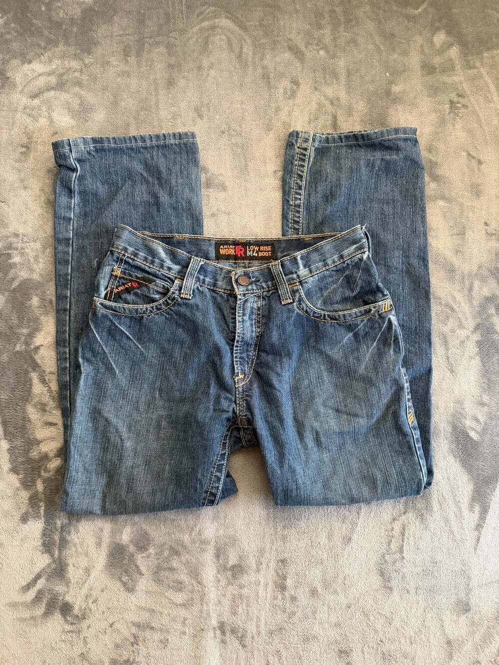Ariat Work FR M4 Low Rise Bootcut Jeans Mens 30x34 Flame Resistant Denim